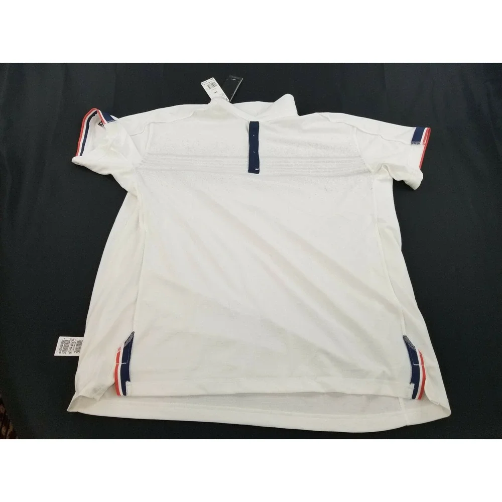 Adidas men polo shirt Climalite CG2542 white 2XL MSRP $70